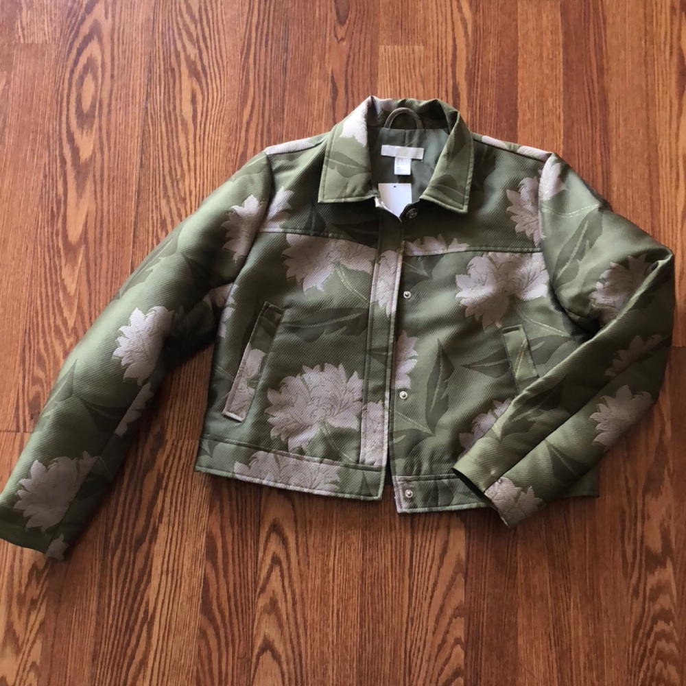 H&M floral crop jacket - Picture 3 of 7